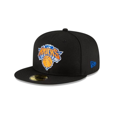 Sapca New Era New York Knicks NBA Pixel 59FIFTY Fitted - Negrii